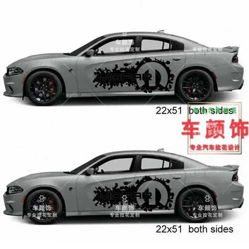 Car Vinyl Sticker FOR Dodge challenger charger body exterior decoration personalized custom Decals Decor Auto Accessories