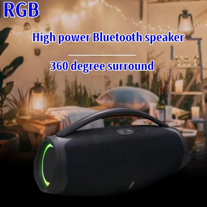 Portable High-power 100W Wireless Bluetooth Speaker RGB Light Outdoors Party Music Center Home Theater Subwoofer TWS Sound Box