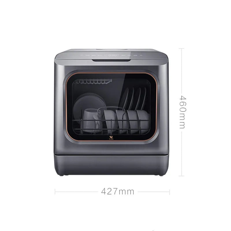 Automatic Intelligent Table Dishwasher Vegetable And Fruits Integrated 220V 50Hz Portable Dishwash