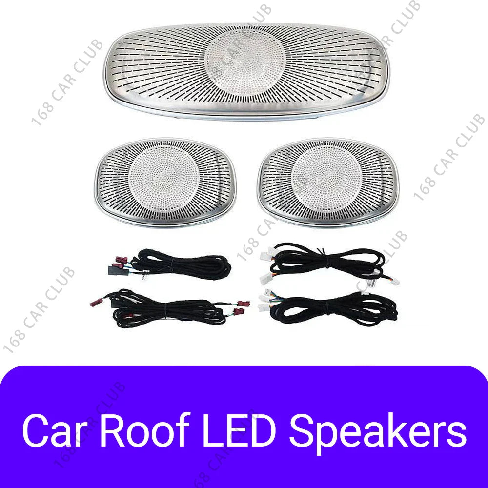 LED Air Vents 3D/4D Rotate Tweeter Speaker For Mercedes Benz W213 W238 E53 E63 E-Coupe Car 64 Colours Lnterior Decorative Lights