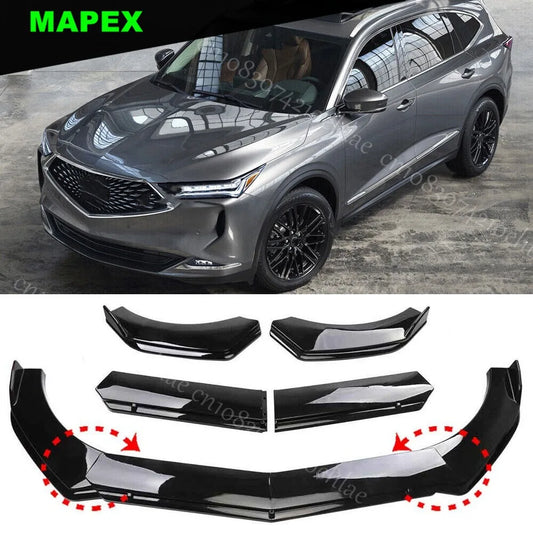 For Infiniti G37 Coupe Front Bumper Lip Spoiler Chin Splitter Body Kits Glossy