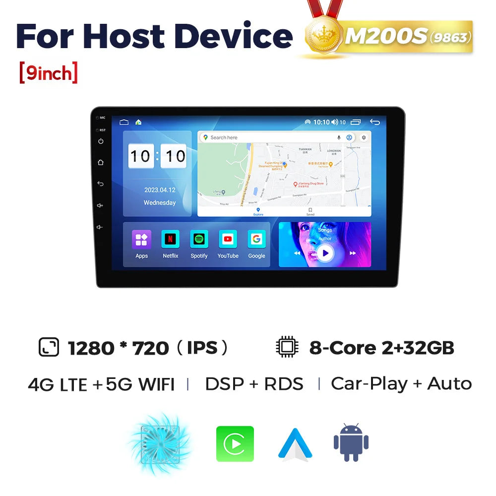 Navifly 7862S Android All In One Universal 9" 10" Car Radio Multimedia Video Player GPS Stereo For Volkswagen Nissan Hyundai Kia