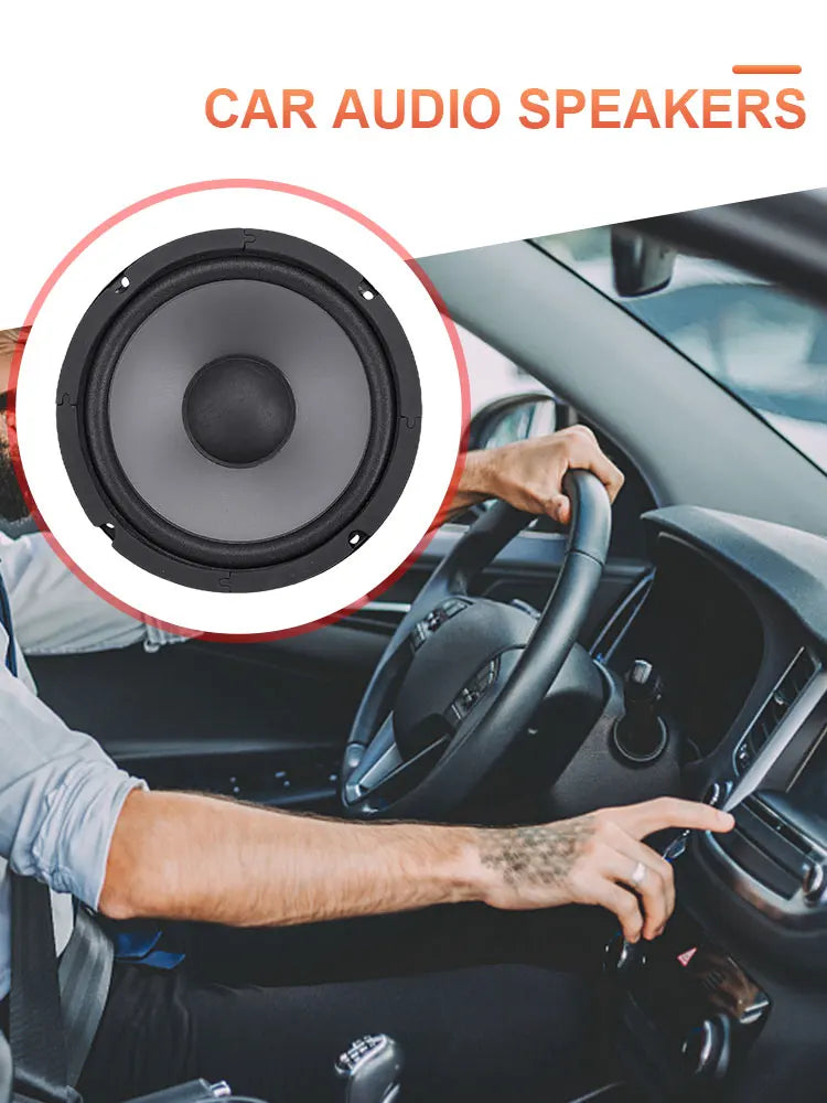 4/5/6 Inch Auto Audio Full Range Frequency Subwoofer Speakers 400W 500W 600W Car Audio Horn for Vehicle Automobile