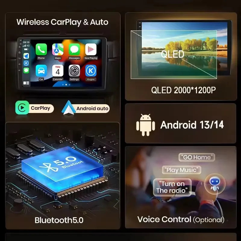 Android Radio For Fiat Ducato 3 For Peugeot Boxer 2 For Citroen Jumper 2 2006 -2022 Android Auto Rear Camera Stereo Head Unit 5G