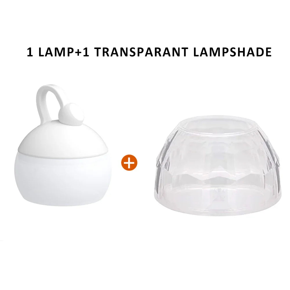 Super Mini Retro Snow Camping Lantern USB Rechargeable Haning Hook Night Light Battery Powered Tent Table Light For Camping