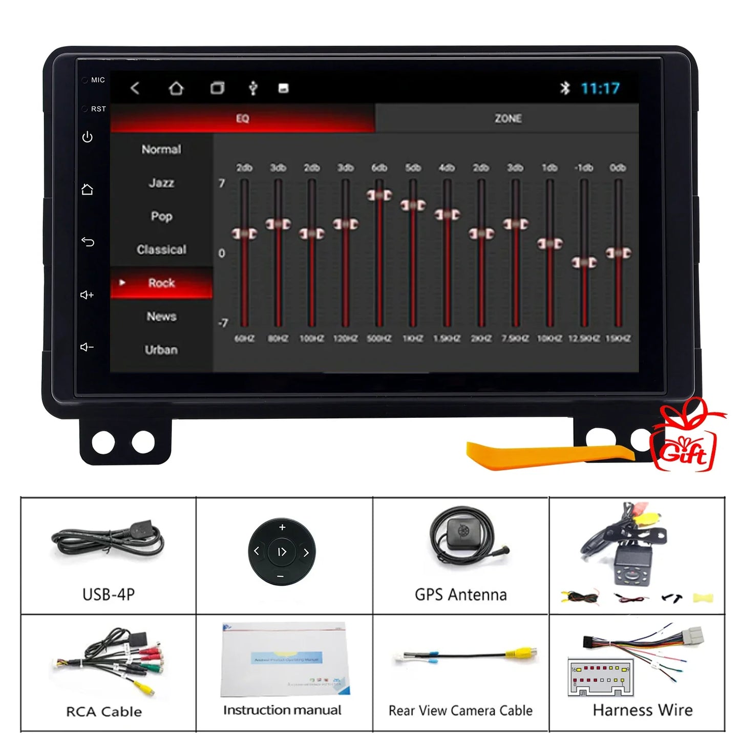 Topdisplay 8 Core CPU Android Radio Touch Screen Fits For Explorer 2002 2003 2004 2005 Ford Stereo Carplay Screen Radio Upgrade