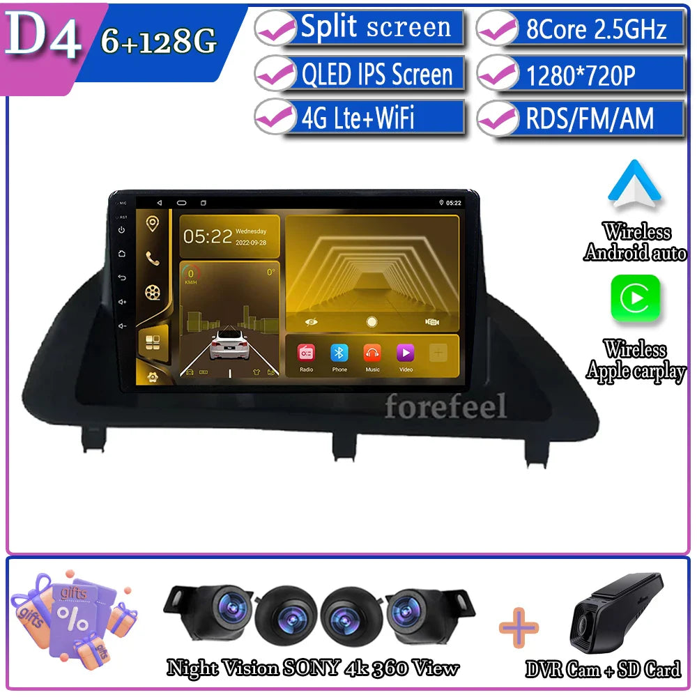 Android 13 For Lexus CT CT200 CT200h 2010 - 2018 Multimedia Navigation GPS Video Player Car Stereo Carplay Monitor Radio Screen