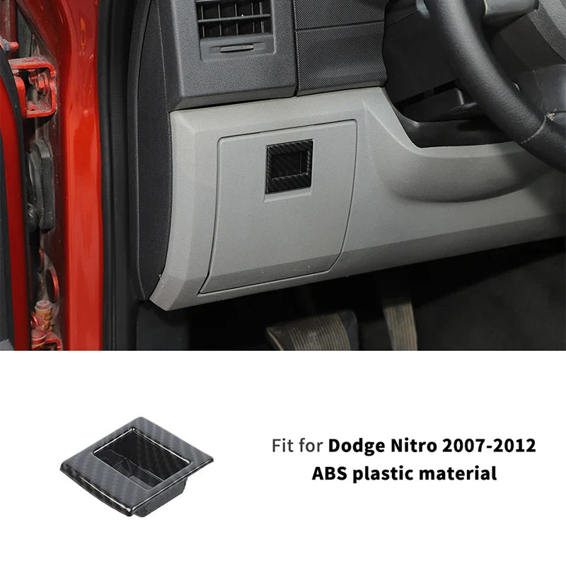 ABS Interior Central Control Steering Wheel Reading Light Decoration Cover For Dodge Nitro 2007-2012 Car Interior Accessories