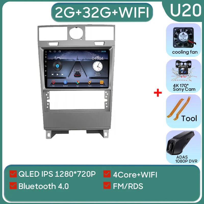 Android13 For Lincoln Navigator 2003 - 2009 Car Radio Video Multimedia Player Navigation Carplay GPS WIFI BT Stereo NO 2din DVD