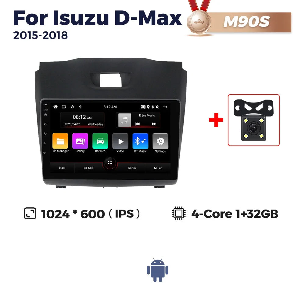Android Car Radio Multimedia Player For Chevrolet TrailBlazer 2 S10 Holden Colorado For Isuzu D-Max DMAX Carplay Navigation GPS