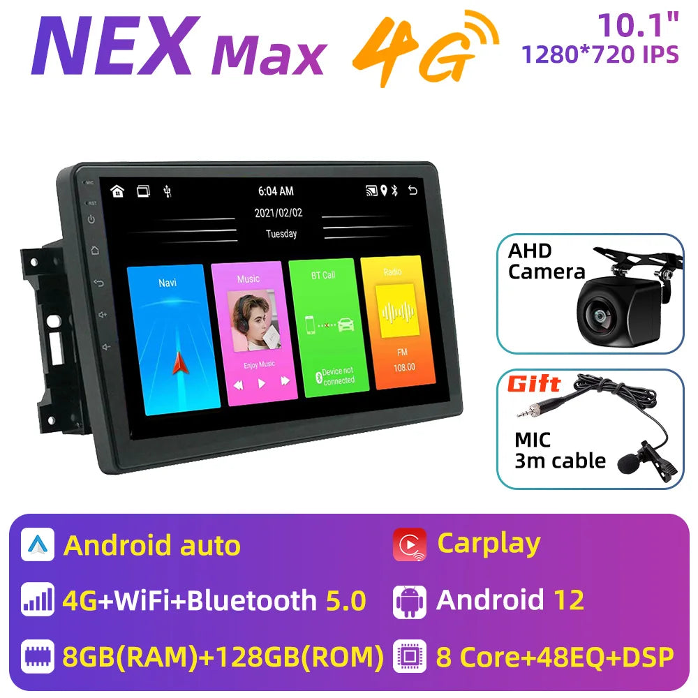 For Dodge Dakota 2009 - 2011 2 Din Android Car Radio Navigation WIFI FM GPS Multimedia Player Autoradio Head Unit Audio Stereo