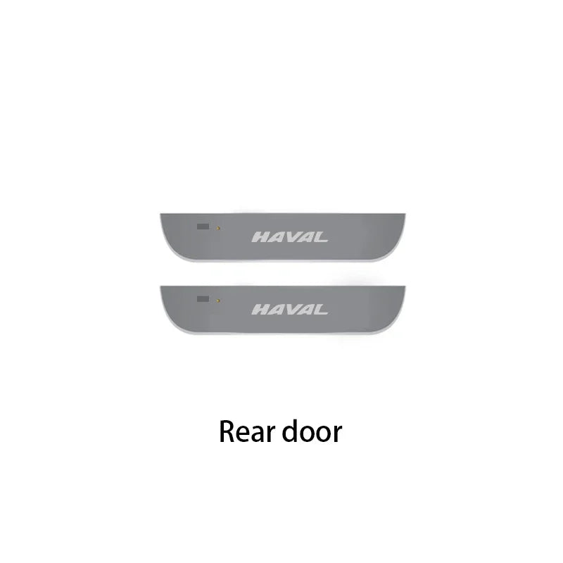 For Haval H6 JOLION H3 H2 F7 H9 H5 M4 Great Wall Poer GWM Car Wireless LED Welcome Pedal Threshold Light passage Atmosphere lamp