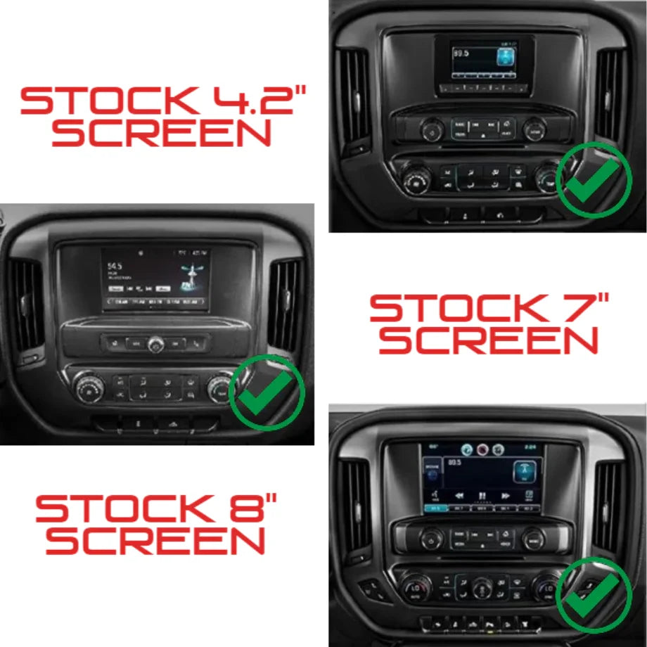NEW 14.4" Tesla Style Screen For GMC Sierra Chevrolet Silverado 2014-2019 Car Multimedia Radio Player,stereo Android dash Unit