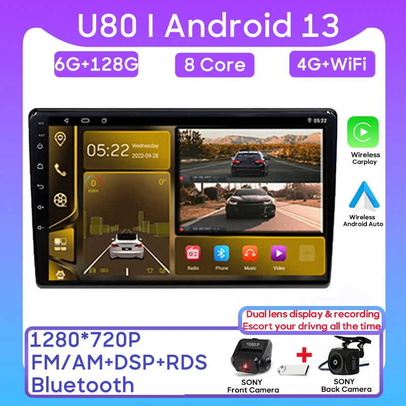 Android Radio For Fiat Ducato 3 For Peugeot Boxer 2 For Citroen Jumper 2 2006 -2022 Android Auto Rear Camera Stereo Head Unit 5G