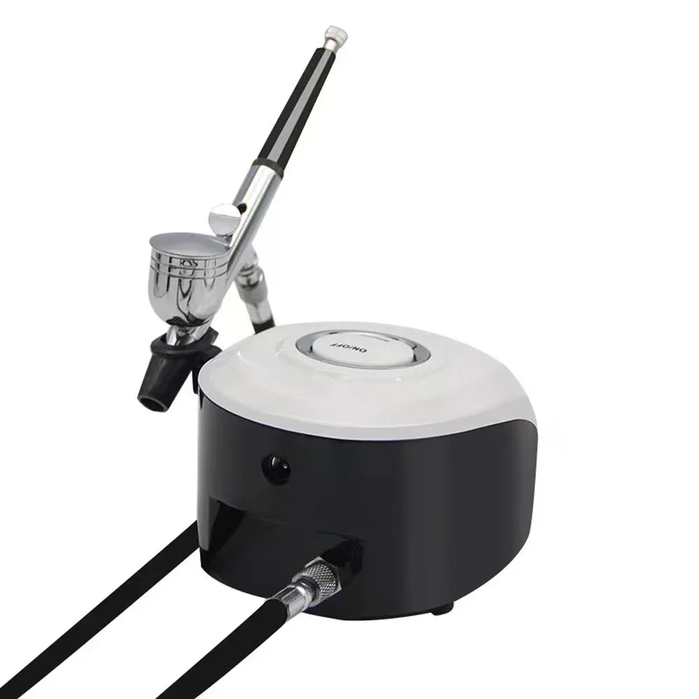 Professional Airbrush Machine for Nails Art Paint Tattoo Craft Cake Nano Mist Sprayer Beauty Tool Oxygen Injector Air Compresso
