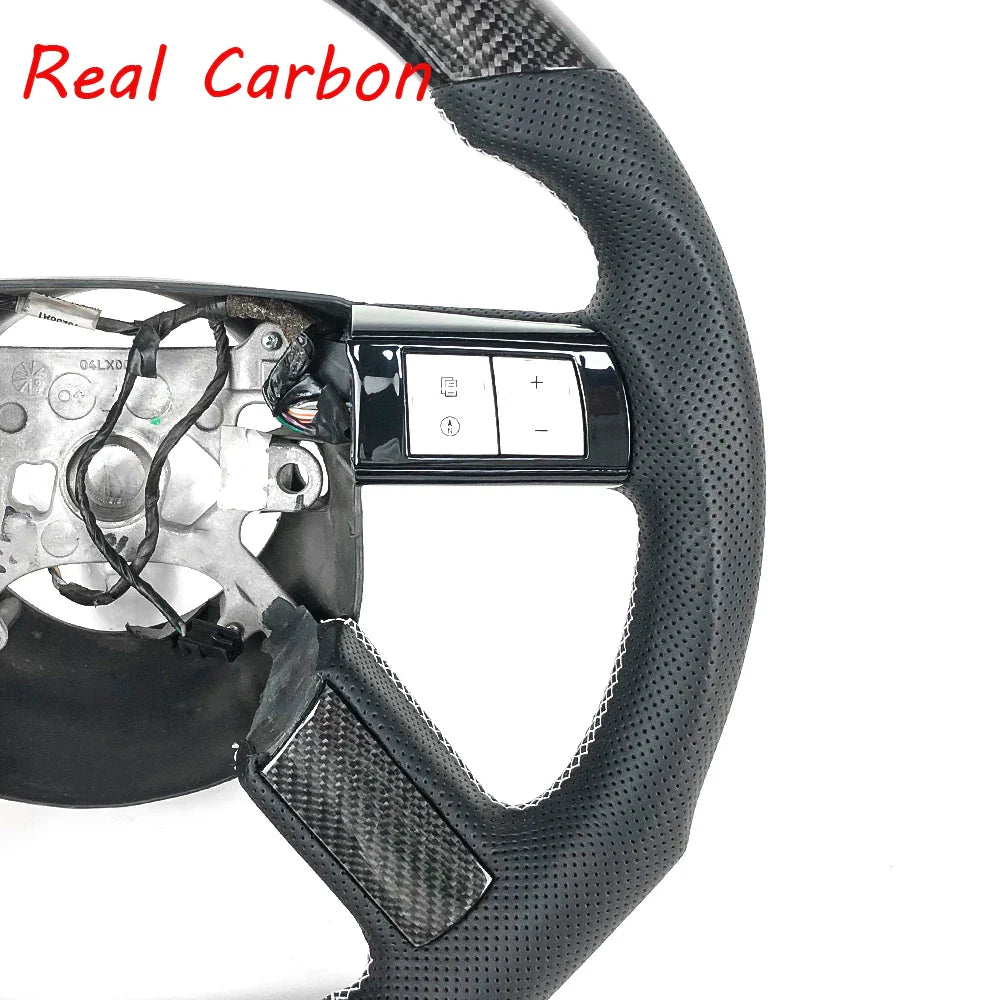 For Dodge Chrysler 300C 2007 2008 2009 2010 2011 2012 Challenger Steering Wheel Carbon Fiber Steering Wheel can Customized