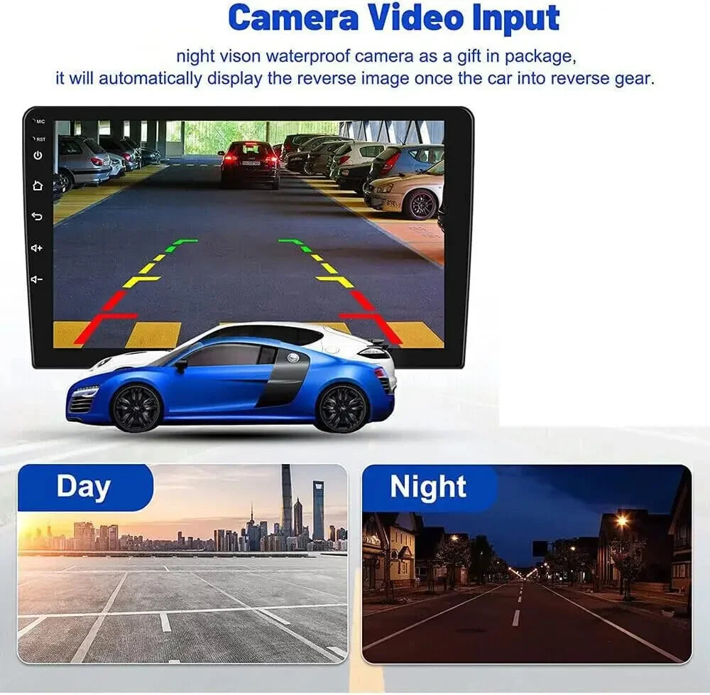 Android 13 Car Stereo Radio Player for Ford Mustang 2015-2021 9 Inch HD Touch Screen Car Audio Receiver with GPS Navigation