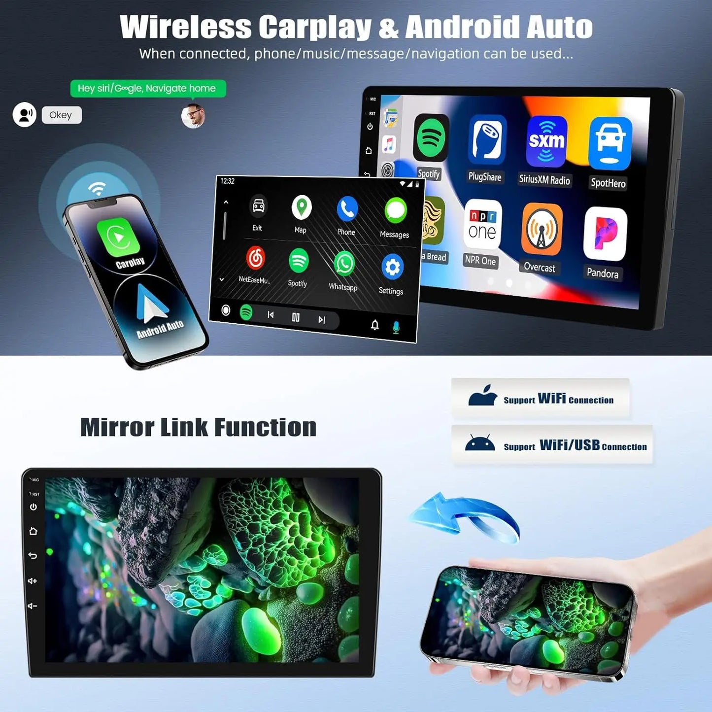 Android 13 For Dodge Journey Fiat Leap Freemont 2011 - 2020 Car Radio Multimedia Player Navigation 4G+Wifi GPS DSP Carplay Auto