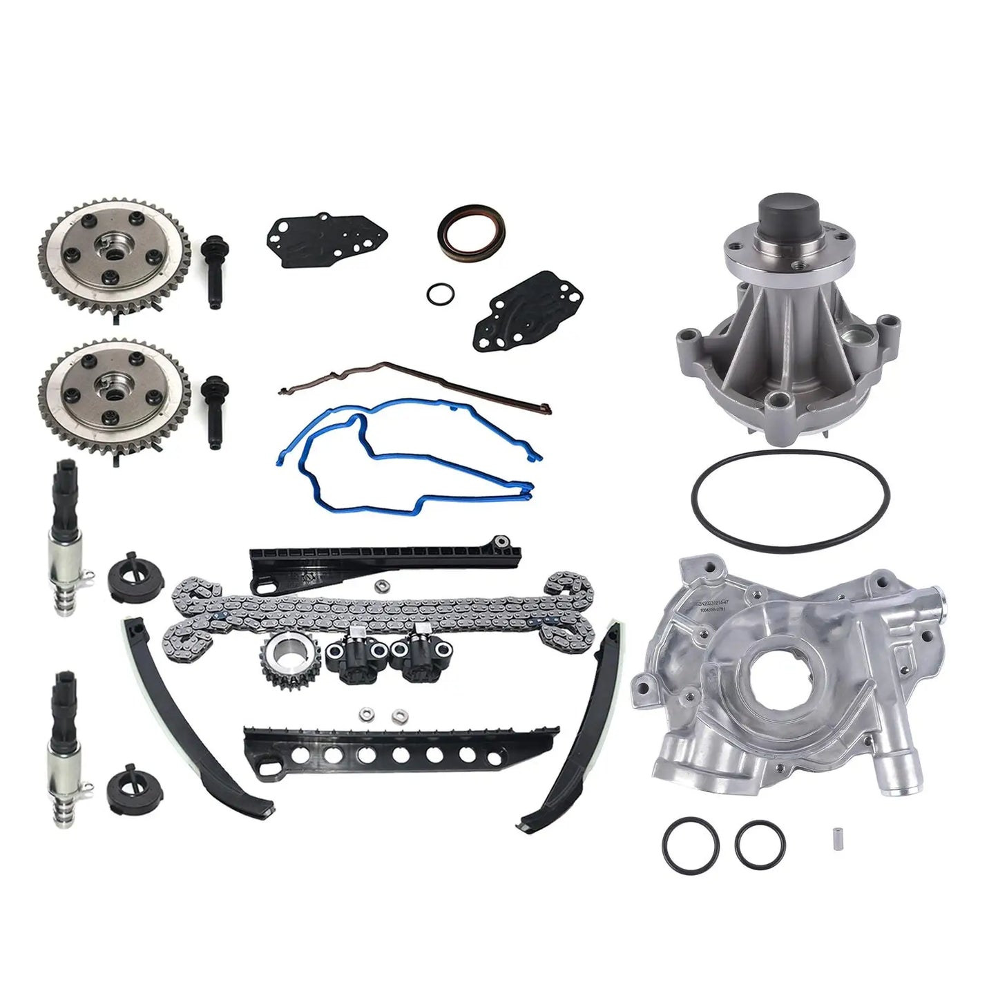 AP03 Timing Chain Kit Oil & Water Pump Cover Gasket for 2004-2010 Ford F-150 F-250 F-350 Lincoln Navigator 5.4L 3V