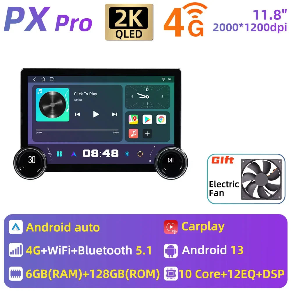 2 Din Android Car Radio for Chrysler Grand Voyager 5 for Dodge Grand Caravan 2008 - 2020 Screen GPS Multimedia Stereo Head Unit