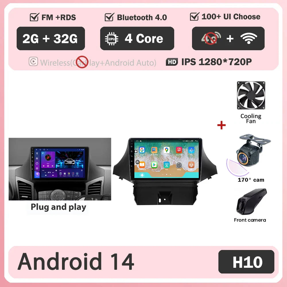 Android 14 2K Screen For Chevrolet Orlando 2010 - 2018 Car Radio Multimedia Video Player Navigation GPS No 2din Head Unit