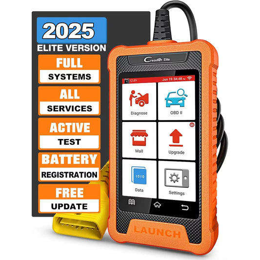 2025 LAUNCH X431 Elite Bi-Directional OBD2 Scanner for Toyota for AUDI for BWN for Ford for BENZ for HONDA for NISSAN for GM