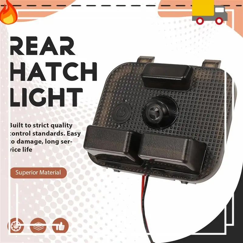 Rear Hatch Light Trunk Light Camping Lamp Lid Light For Toyota Land Cruiser 200 LC200 FJ200 2016-2020(Red Light)