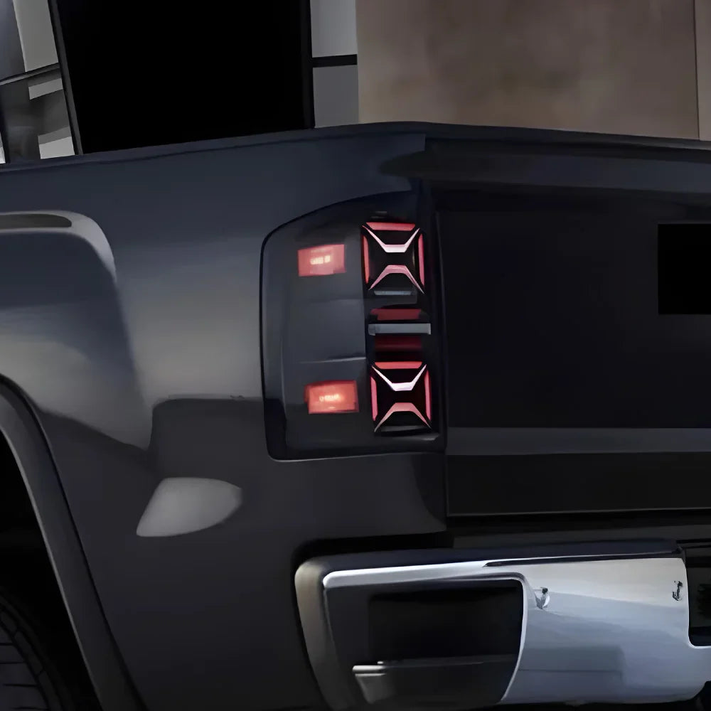 Car Taillights Assembly For GMC Sierra 2014-2018 LED Auto Back Lamps Upgrade Highlight Flashing Signal Light Tools Accessories