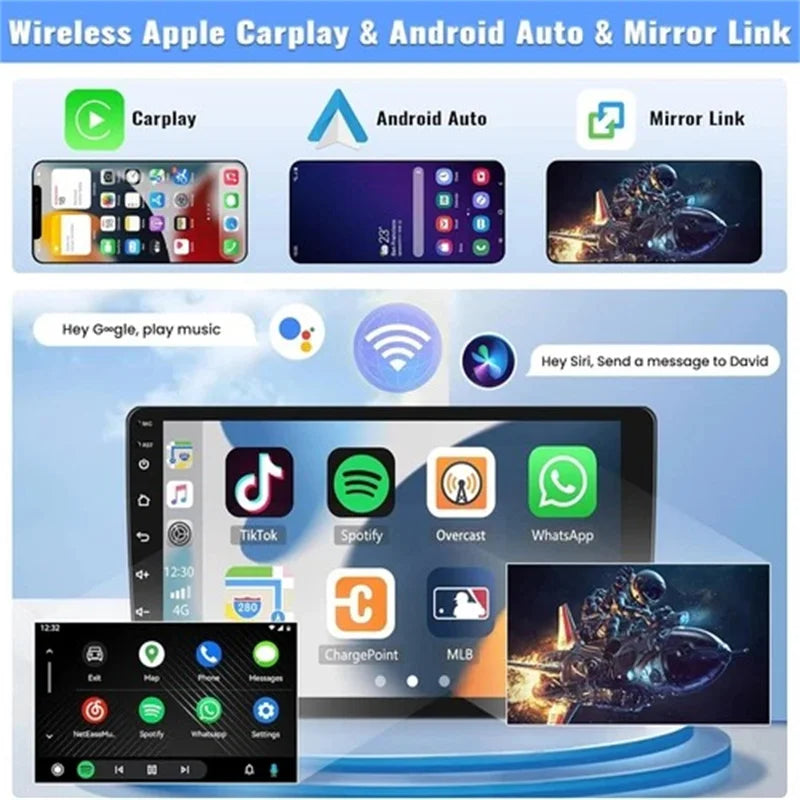 Android 13 Carplay Car Radio Stereo GPS FM For Chrysler Town & Country 1990-2000