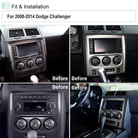 10”For Dodge Challenger 2008-2014 Car Multimedia wireless Carplay Android Auto GPS stereo Radio Video Palyer Head Unit