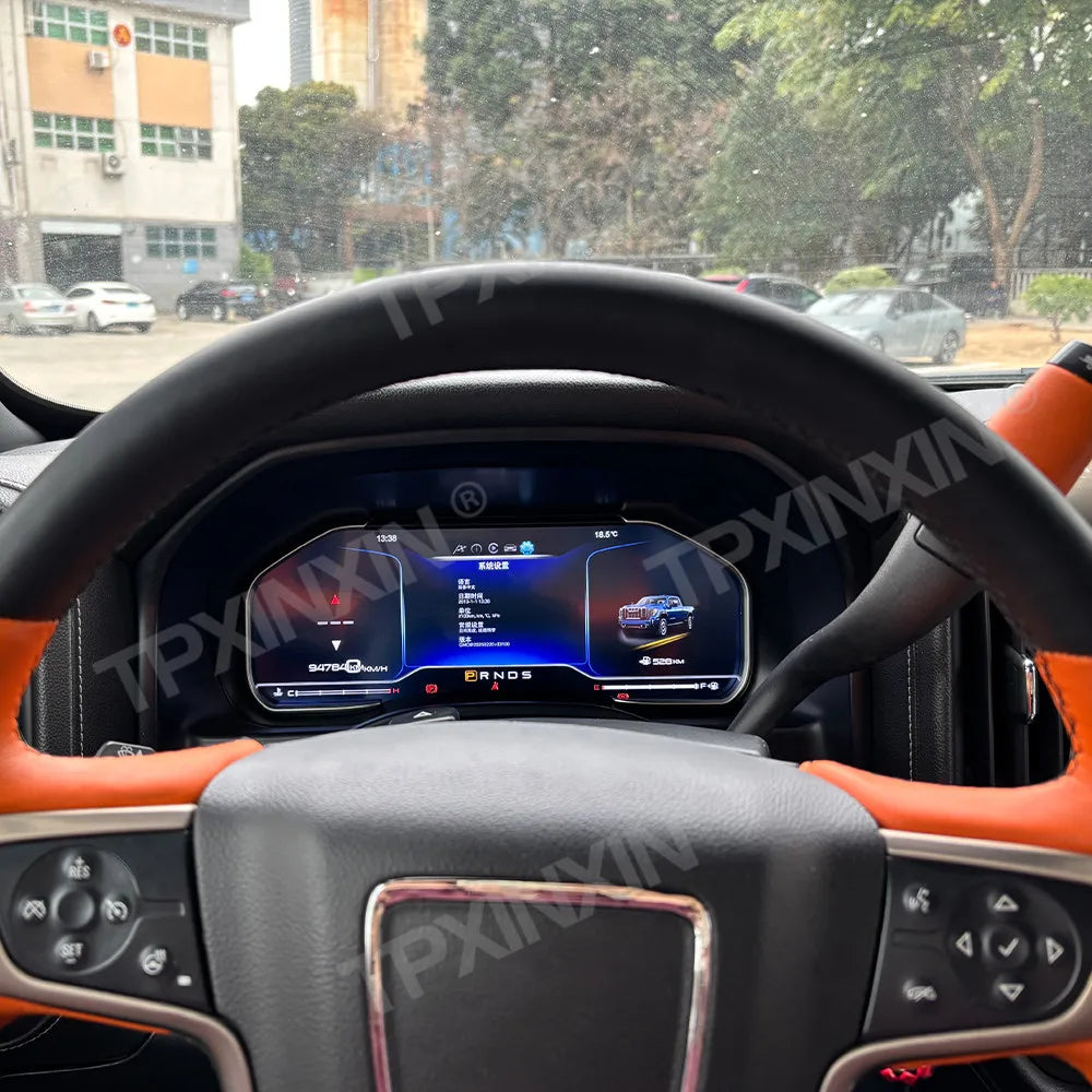 12.3‘’ Digital Performance Display Dashboard For Chevrolet Silverado GMC Tahoe Denali 2013~2019 DenaliDigital Instrument Cluster