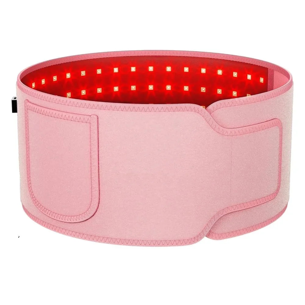 100 LED Red Light Therapy Massage Machine For Body Health Care Fat Loss Belt Infrared Lamp Back Pain Relief Waist Heating Belt