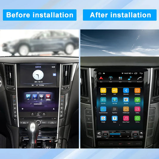 For Infiniti Q50 Q50L Q50S Q60 Q60S 2013 2015 2016 2017 2018 2019 Car Radio Multimedia Android Screen Wireless Carplay Head Unit
