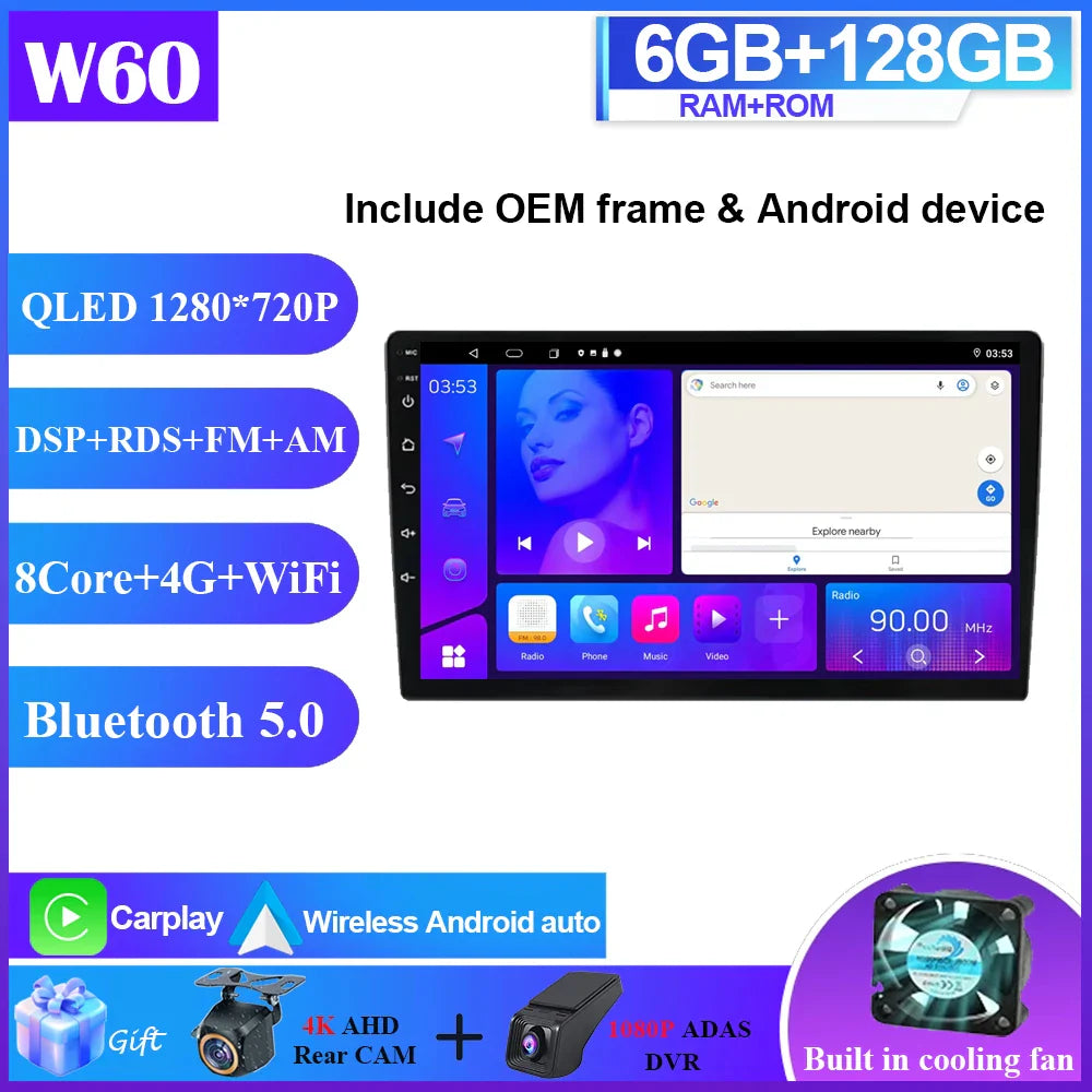 Android 14 Car Radio for Hyundai Sonata 6 YF i40 i45 2011 - 2015 4G Multimedia Player GPS Navigation no 2din dvd