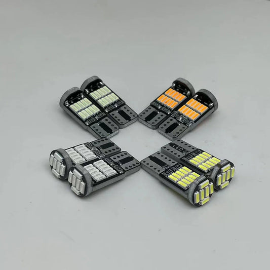 300PCS Car Interior Light T10 W5W 194 501 Led Canbus No Error T10 26 SMD 4014 Chip Instrument Lights Bulb Lamp