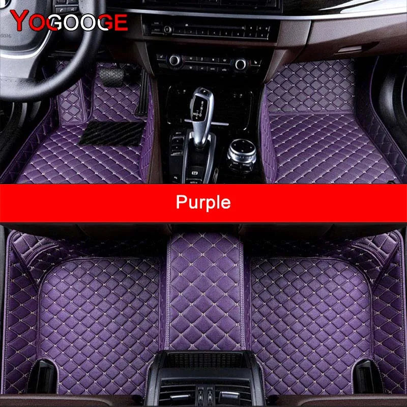 YOGOOGE Custom Car Floor Mats For Infiniti G G25 G35 G37 Auto Carpets Foot Coche Accessorie