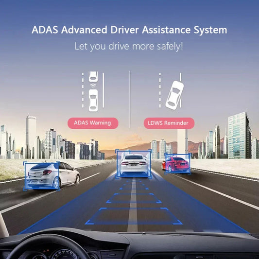Car DVR Dash Cam Full HD 1080P Dash Cam For DVD Android Player ADAS LDWS Navigation Unit Auto Audio Voice  Video Recording