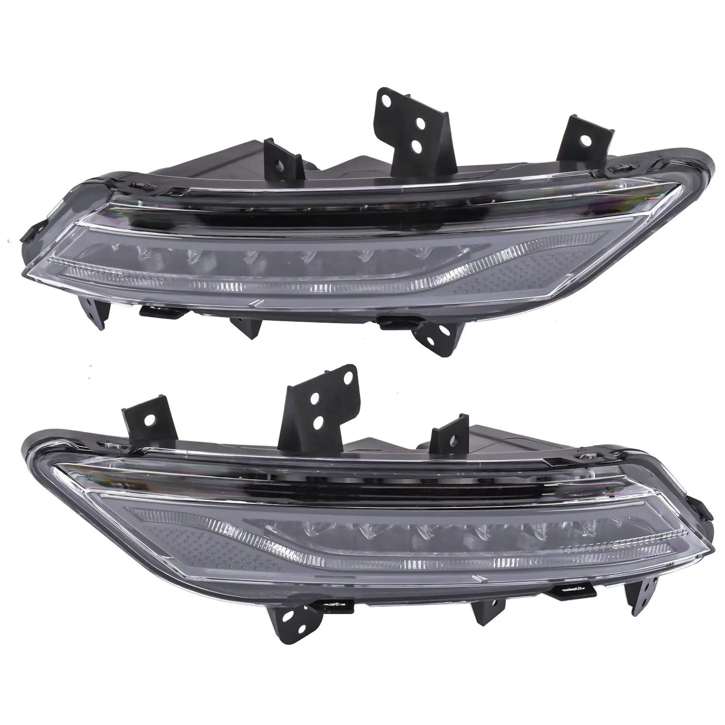 AP03 2Pcs Front RH & LH LED Fog Light Lamp Assembly FO2592242 for 2013-2016 Lincoln MKZ