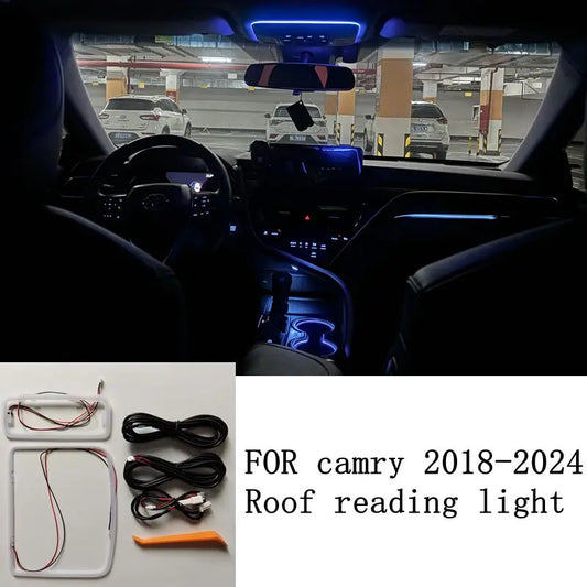 For Toyota Camry 2018-2023 Car LED Roof reading light Interior Decorative Lamp Atmosphere Ambient Light Ice Blue