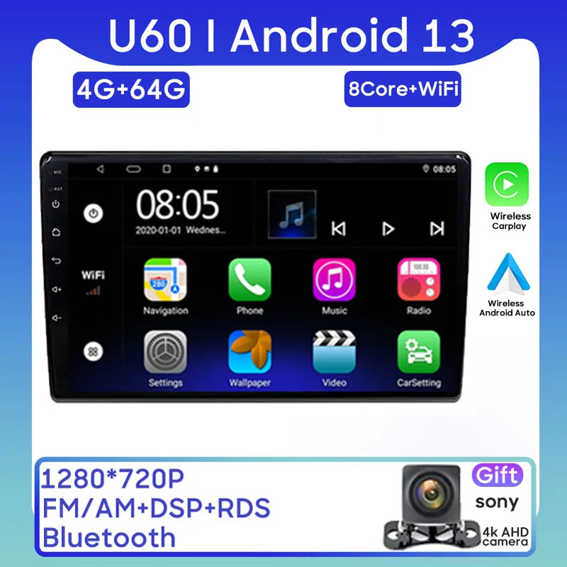 Android Radio For Fiat Ducato 3 For Peugeot Boxer 2 For Citroen Jumper 2 2006 -2022 Android Auto Rear Camera Stereo Head Unit 5G