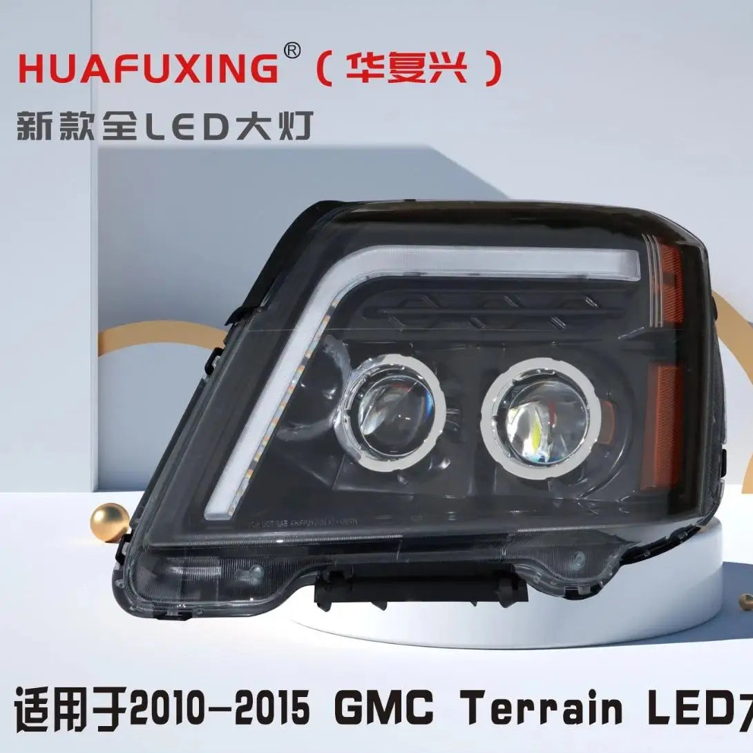 1pcs LED Headlights Assembly Fit for 2010-2015 GMC Terrain headlights US version