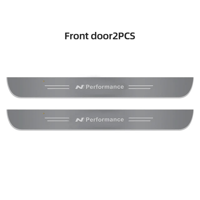 Car Door Decorate Lamps For Hyundai I30 Sonata Elantra i40 Kona Tucson N Line Auto Pedal Light Sill Pathway Welcome Scuff Light