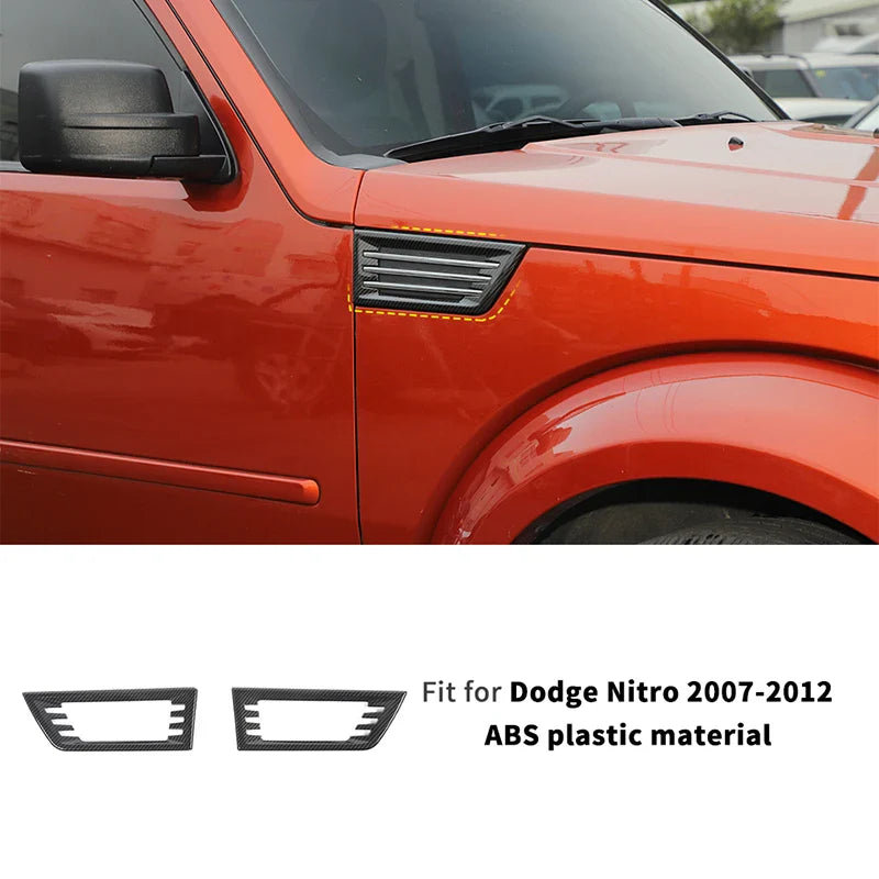 ABS Interior Central Control Steering Wheel Reading Light Decoration Cover For Dodge Nitro 2007-2012 Car Interior Accessories