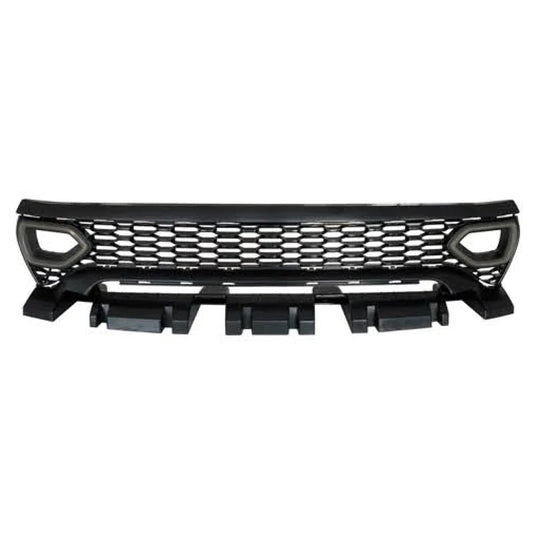 WB Style Front Lip Grille With LED Light Parts For Dodge Charger WIdebody Bumper 2015+