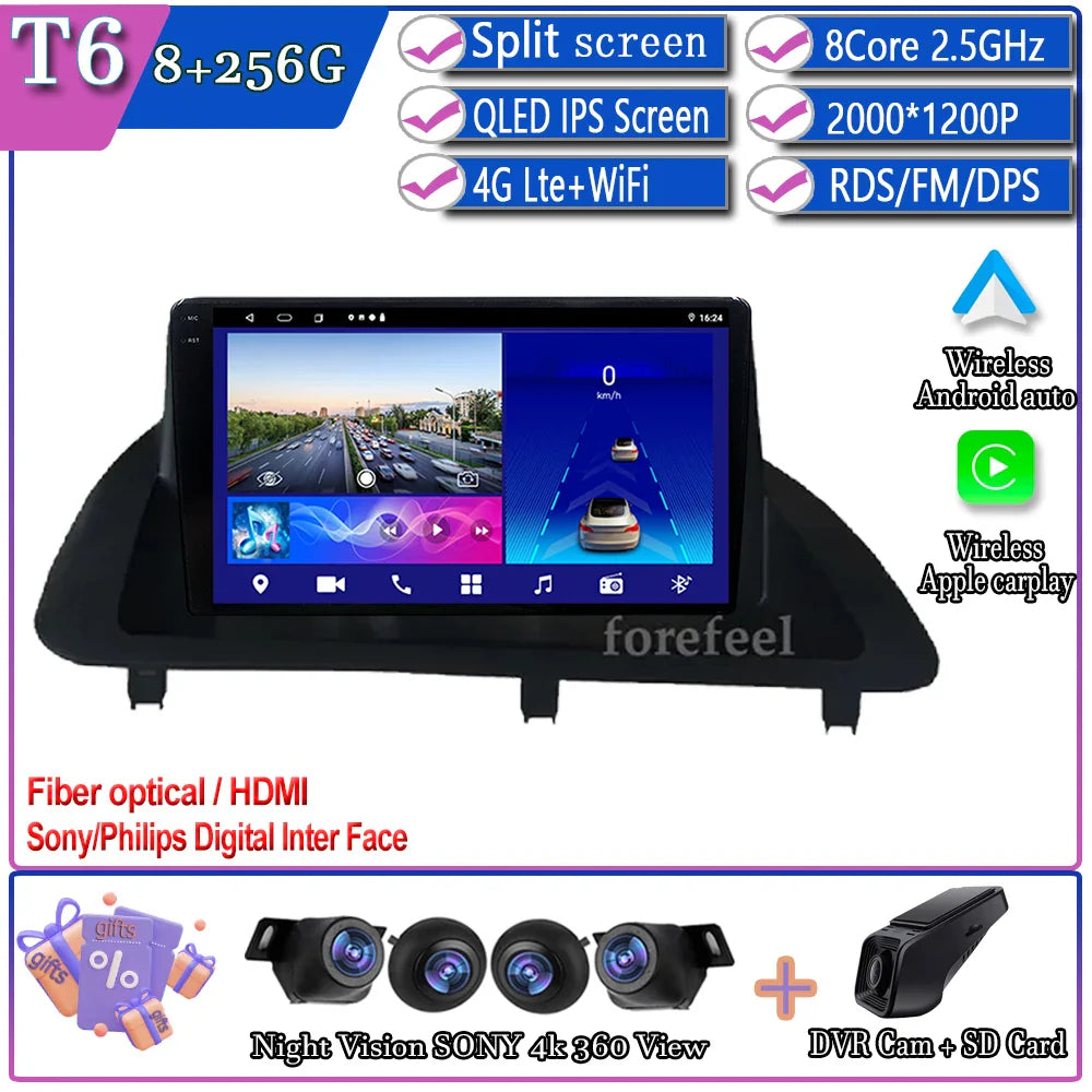 Android 13 For Lexus CT CT200 CT200h 2010 - 2018 Multimedia Navigation GPS Video Player Car Stereo Carplay Monitor Radio Screen