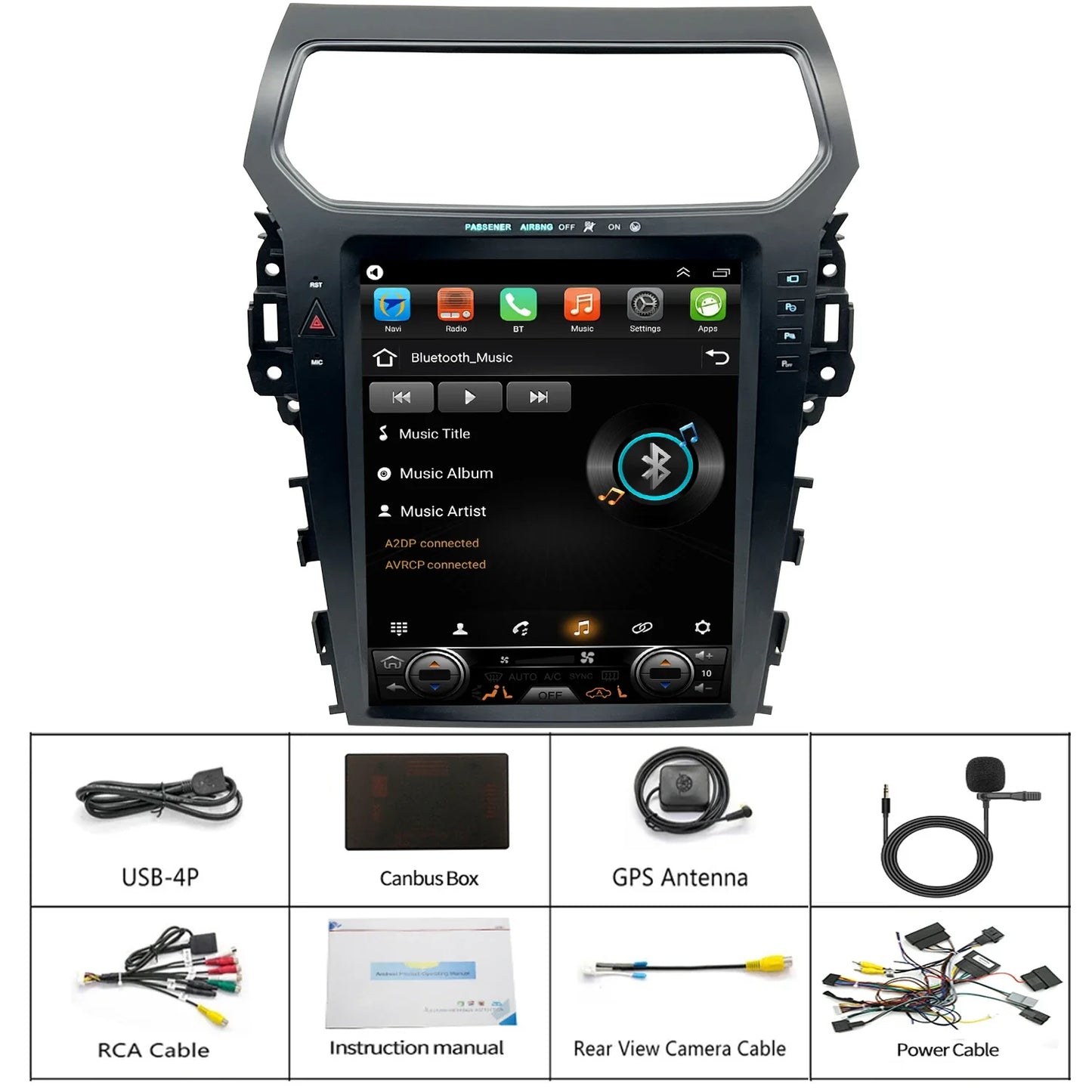 Topdisplay 8 Core CPU Android Radio Touch Screen Fits For Explorer 2002 2003 2004 2005 Ford Stereo Carplay Screen Radio Upgrade