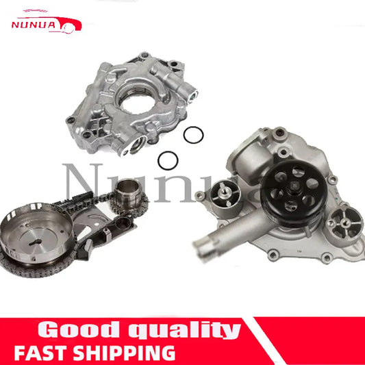 for 05-08 Dodge Chrysler Jeep 5.7L Timing Chain Oil &Water Pump Kit+Cover Gasket