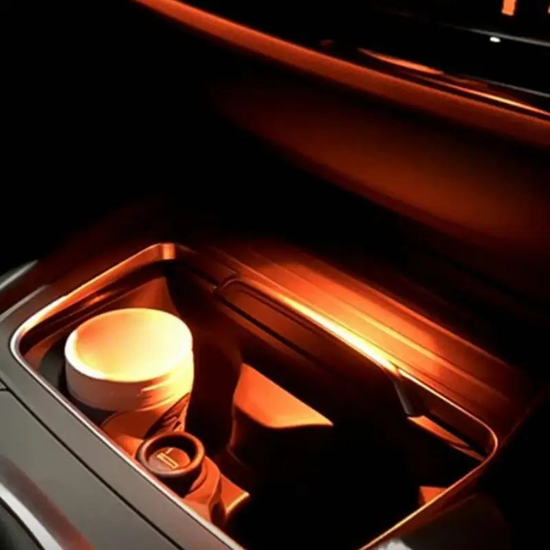 Car ashtray ambient light for BMW F30 F31 F32 F33 F34 F36 F80 3 4 Series Central Cup Holder Ashtray Ambient Light Upgrade Lamp