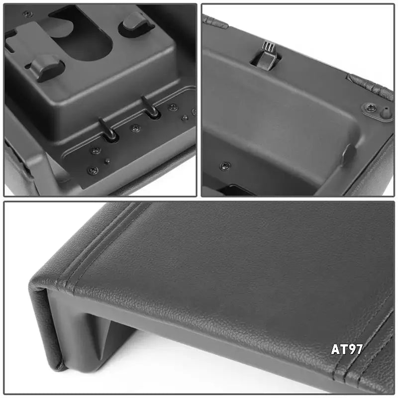Car Center Console Armrest Lid Cover GECS-004-BK For Ford F-150 F150 Lincoln Mark LT 2004-2008 Arm Rest Latch Box