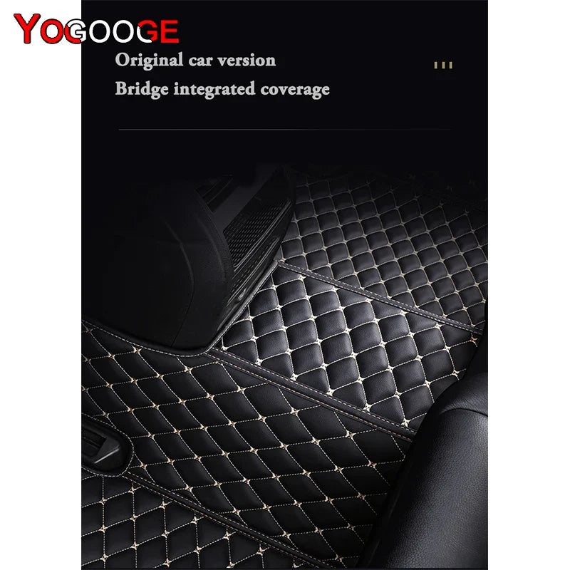YOGOOGE Custom Car Floor Mats For Infiniti G G25 G35 G37 Auto Carpets Foot Coche Accessorie